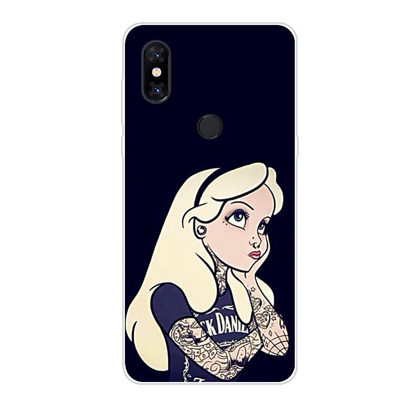 6.39&quot Coque For Xiaomi mi Mix 3 case Cartoon Painted Silicone soft Cases Mix3 back cover miMix battery shell | Мобильные