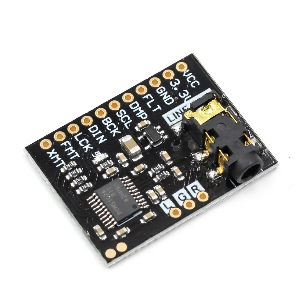 Новый PCM5102A DAC звуковая карта плата pHAT 3 5 мм стерео разъем 24 бит цифровой аудио