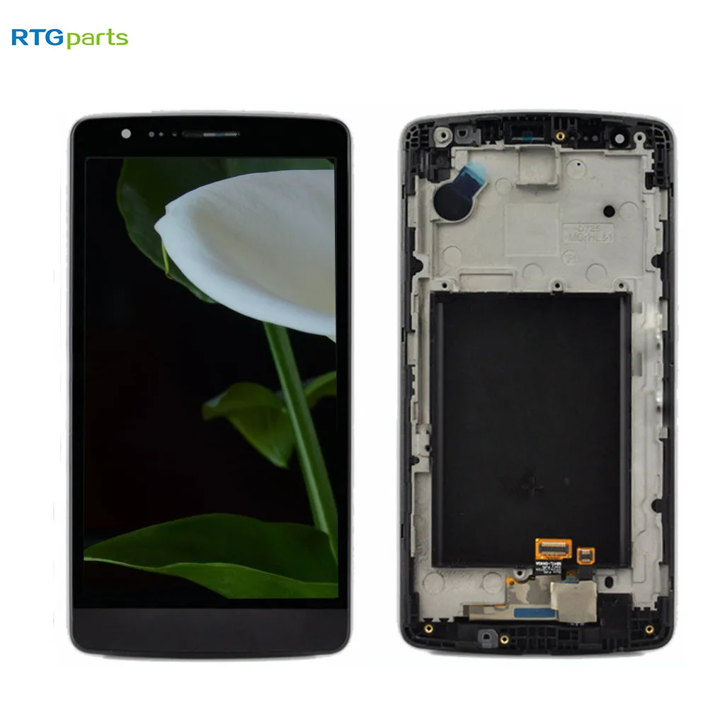 RTGparts LCD кодирующий преобразователь сенсорного экрана в сборе с рамкой для LG D725 G3