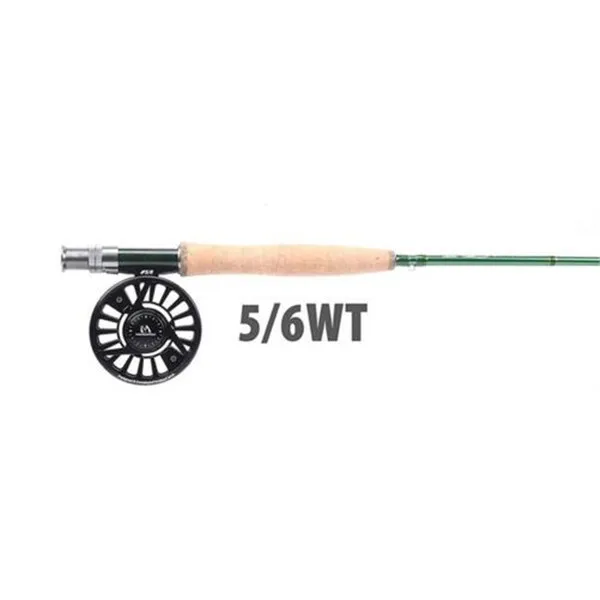 3and4WT Black Maximumcatch 9FT 3/4/5/6/7/8 WT карбоновый штанги с алюминиевые обработанные нахлыстовая катушка рыболовные комбо - Цвет: 3and4WT Black