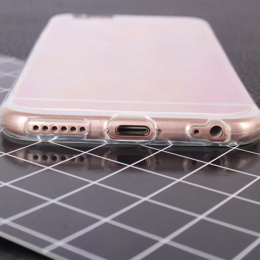 Ультратонкий Мягкий Прозрачный чехол из ТПУ для телефона Funda iphone 6s 6 SE 5S 5 7 8 Plus x 10 Ten