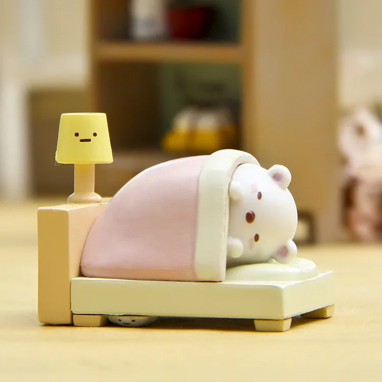 Kawaii Мультфильм японское аниме Sumikko Gurashi биологический Кот фигурка игрушка кошка
