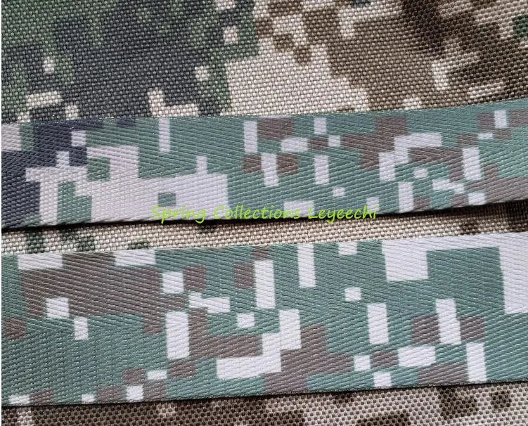 4 м 25/35 мм, Thick1mm печатных Камуфляжный тканый нейлон полипропиленовые лямки ленты для изготовления сумок ремень аксессуар