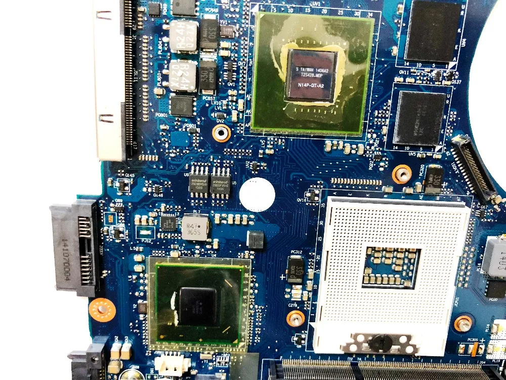 Оригинальный Для Lenovo Y400 Материнская плата ноутбука HM76 GT750M 2 Гб QIQY5 NM-A141 испытанное