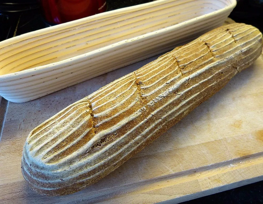В форме багета корзина из ротанга ручной работы тесто Banneton Brotform хлебостойкая