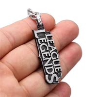 hsic 20pcslot wholesale game legend of league keychain car lol letters jewelry key chain chaveiro llaveros men jewelry hc12084