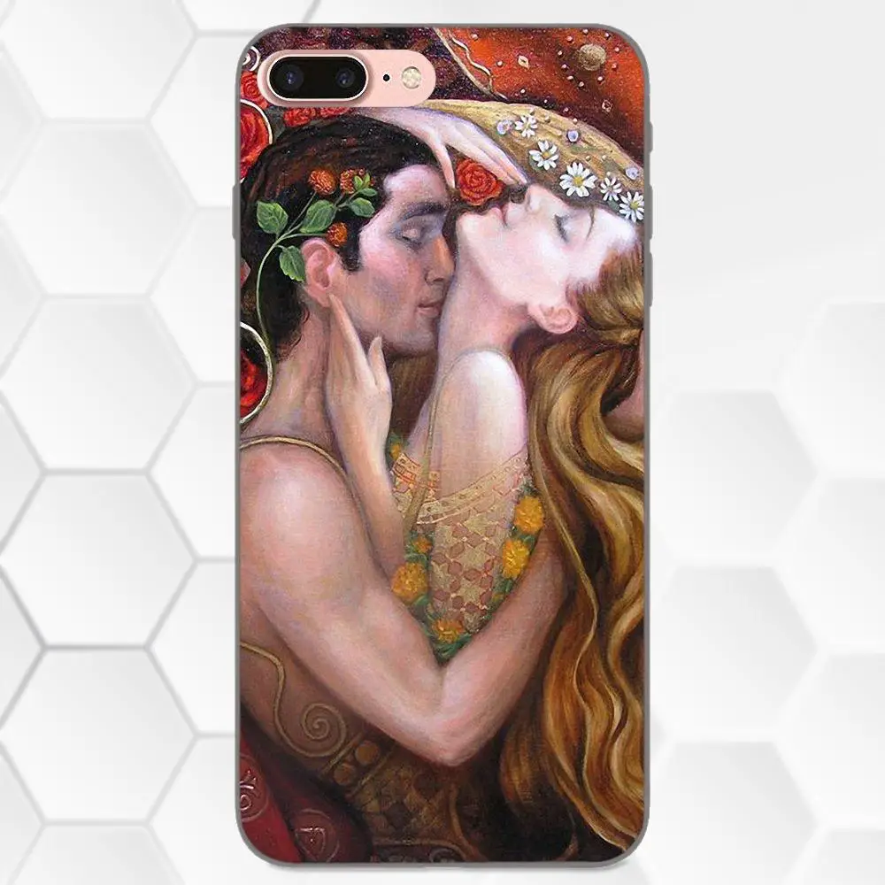 TPU Mobile Cases Covers For Huawei Y3 Y5 II Y6 Y7 Y9 nova 2 Plus 2S 3i 4 Lite Prime 2017 2018 2019 The Kiss By Gustav Klimt | Мобильные