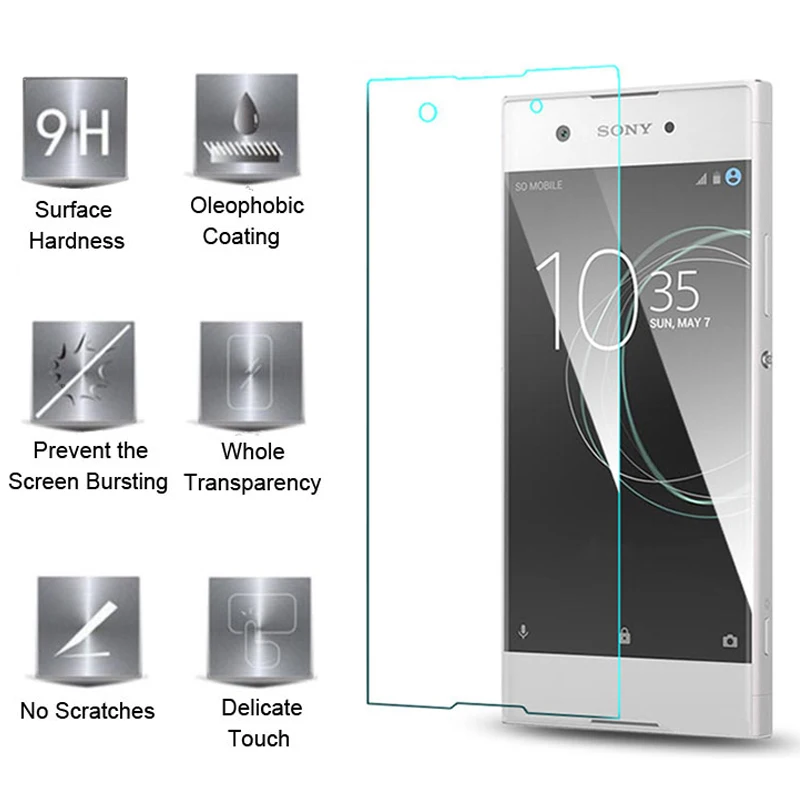 2.5D Защитное стекло для Sony Xperia xa1 xa2 ультра Защита экрана xz z5 Compact Xz1 Plua Xz 1 XA 2