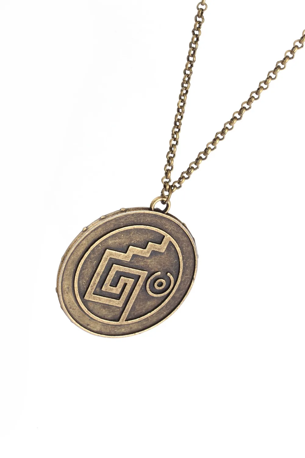 Ожерелье с подвеской в винтажном стиле изображением черепа и пиратов Карибского