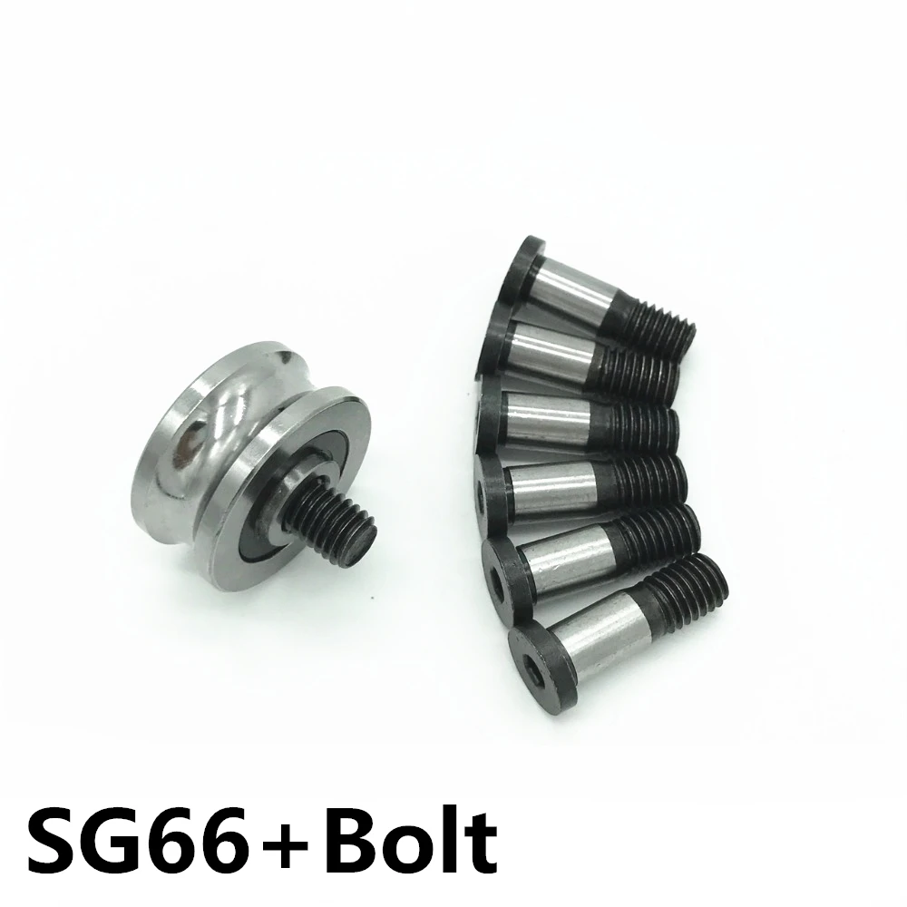 10 шт. SG66 U радиальный подшипник 6x22x10 мм двухрядный герметичный шарикоподшипник
