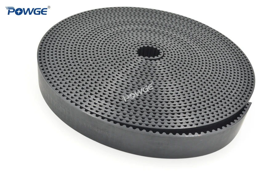 POWGE из PU искусственной кожи цвета: черный STD STS S8M открытый ремень ГРМ 30mm Ширина