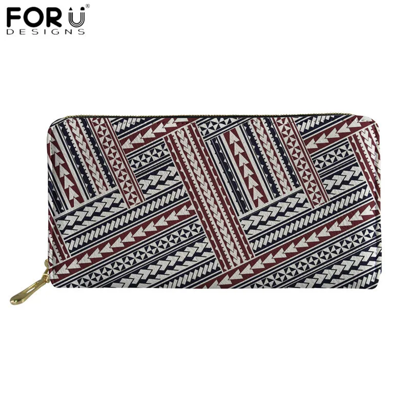 FORUDESIGNS/модные женские туфли 2 шт./компл. Сумки Роскошные полинезийские традиционные племенные стиль Tote сумки для женщин длинные кожаные кошельки - Цвет: HX398Z21