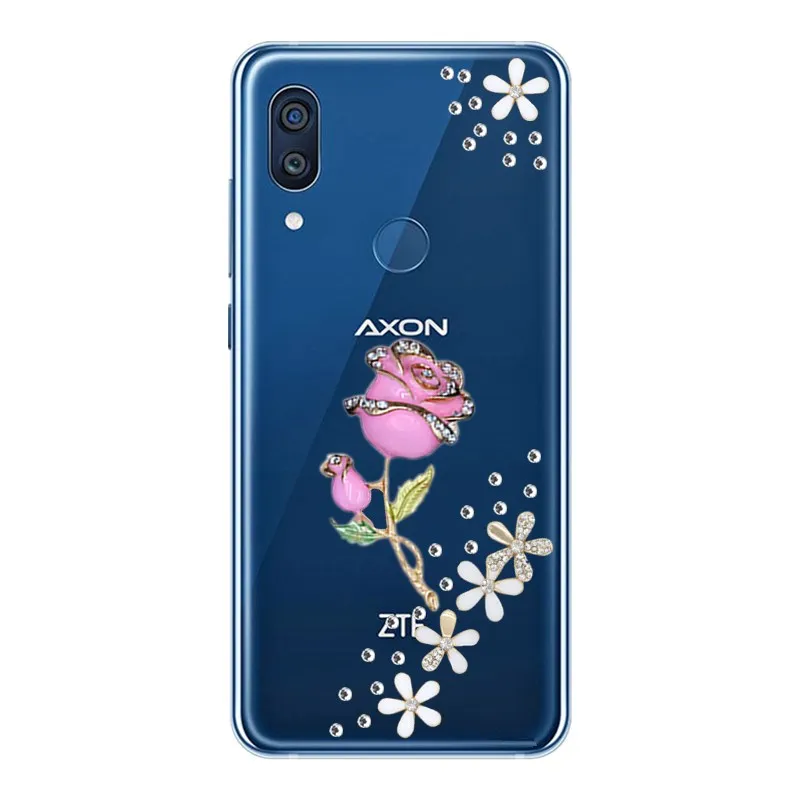 Для ZTE Nubia Z18 Z17 mini Z11 Z9 Crystal Bling чехол для телефона Axon 7 7S M2 lite N3 N2 N1 со стразами |