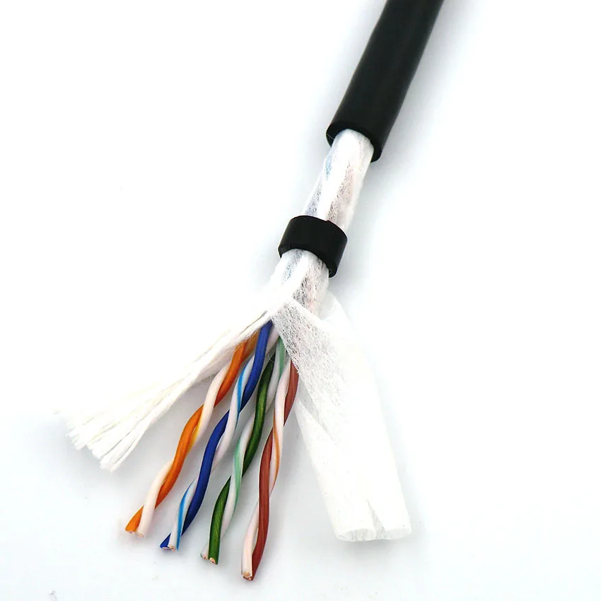 Кабель Towline Cat5e для высокогибкого (специального кабеля) кабеля Ethernet с цепью