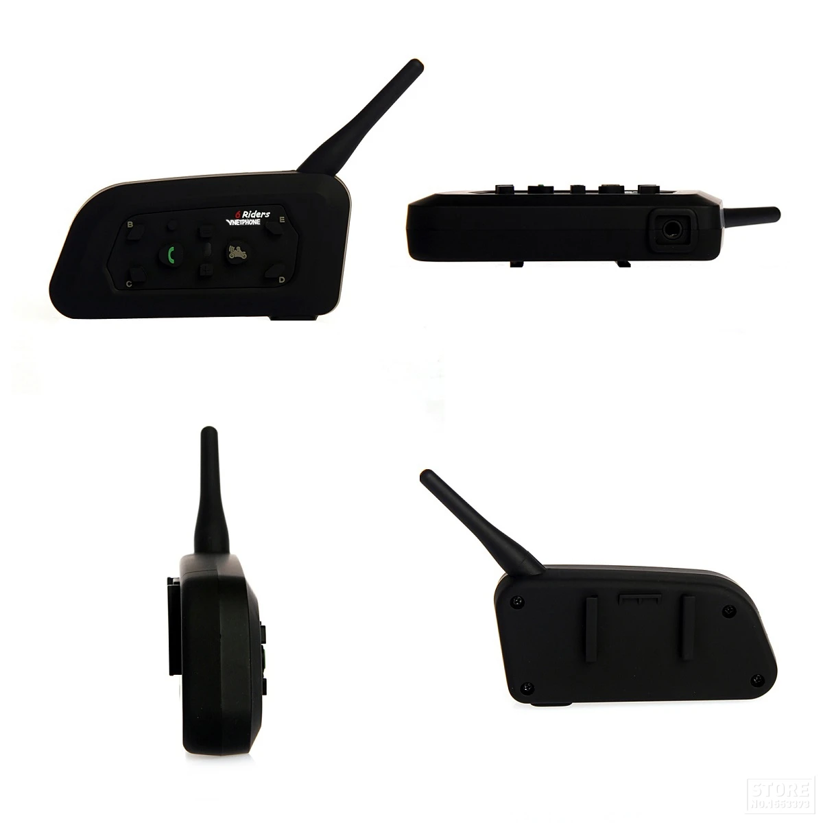 VnetPhone 1200 м Мотоциклетный шлем домофон V6 Bluetooth гарнитура водонепроницаемый беспроводной мото гарнитура FM радио домофон