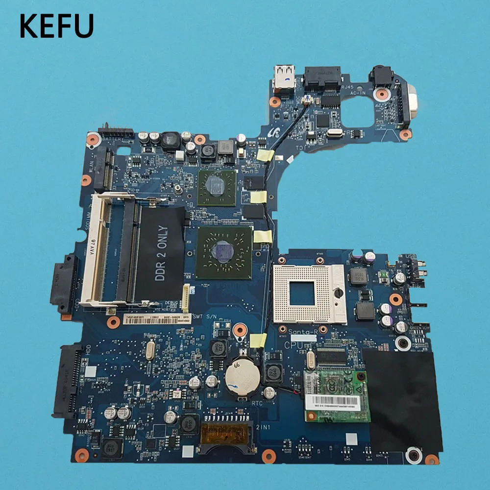 KEFU BA92 04962A 04962B материнская плата для ноутбука Samsung np r60 R60 основная DDR2 полностью