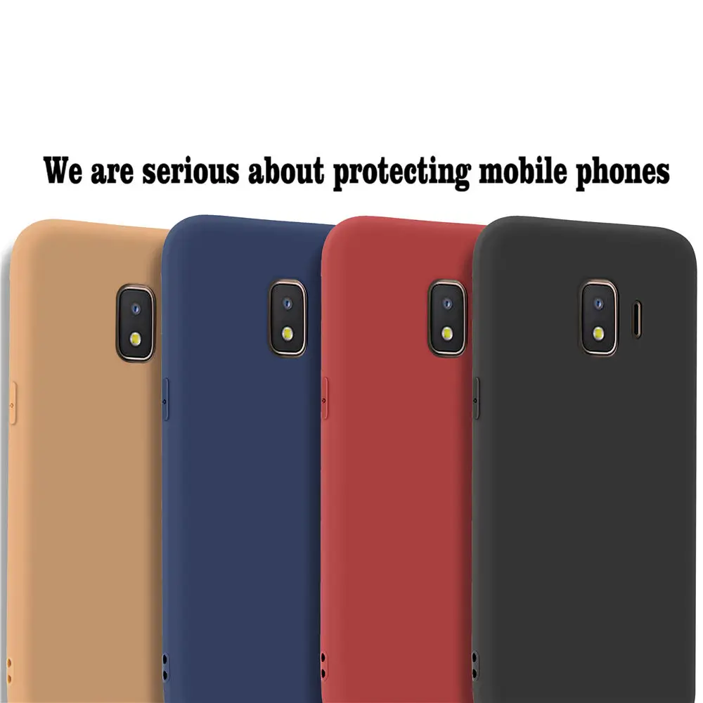 Роскошный мягкий чехол из ТПУ J260F чехлы для samsung Galaxy J2 Core J2CORE с полной задней