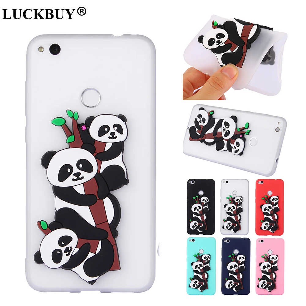 Luckbuy силиконовые panda футляр для Huawei P10 Lite P8 2017 мягкий чехол TPU Y5 Y7 коврики 10 Pro p9lite