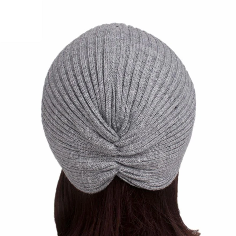 Женские шапки с раком Skullies, женская зимняя вязаная шапка в стиле ретро, шапка с тюрбаном и полями, зимние шапки с ворсом для женщин, женская шапка