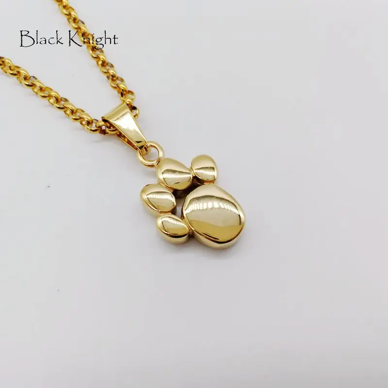 Ожерелье в виде лап черного рыцаря из нержавеющей стали 316L