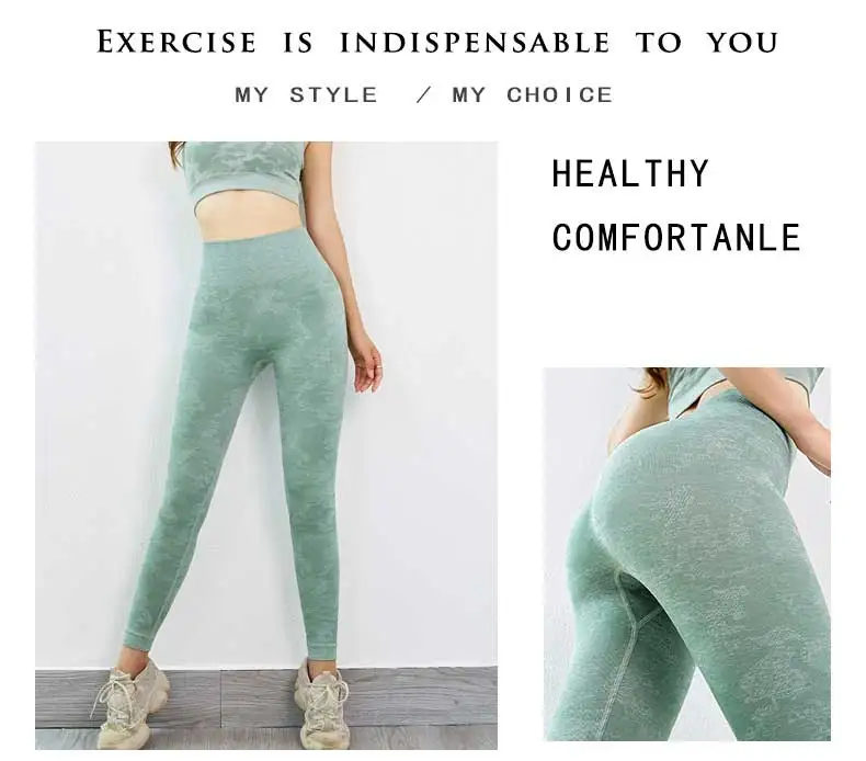 Women Seamless Leggings Push Up Yoga Pants Sport Trouser Workout High Waist Running Gym Tight Stretch Fitness Stripe Legging