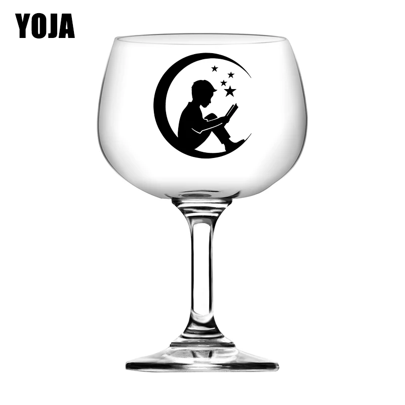 YOJA 5 5X6 см 6 шт. Звезда Луна мальчик мультфильм Детская Наклейка на стену чашки