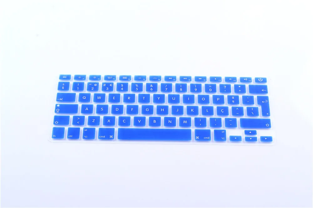 Португальский силиконовый чехол для клавиатуры 100 шт. Macbook Air 13 3 защита pro 15