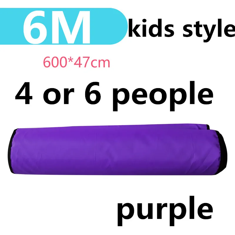 6M purple Happymaty напольный подвижный коврик для командной работы, спортивных тренировок, групповых игр, игрушки для детей и взрослых, веселые игры, игрушки для бега - Цвет: 6M purple
