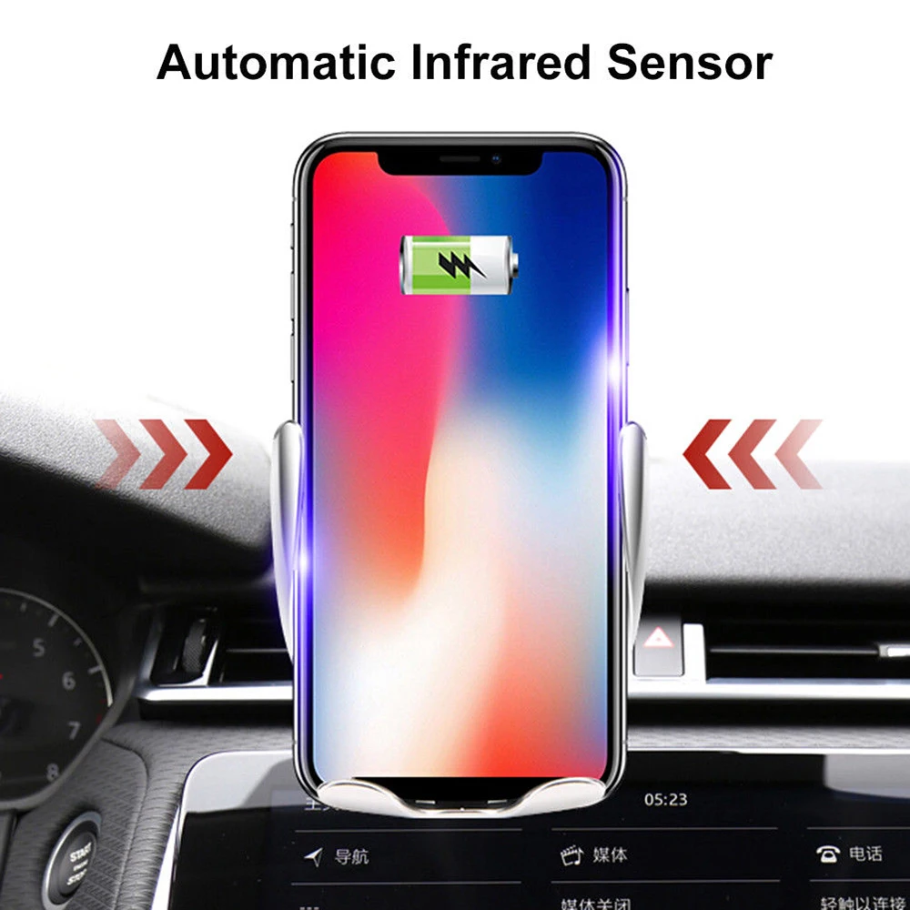 Kabym Auto infrare беспроводное автомобильное зарядное устройство зажим держатель для