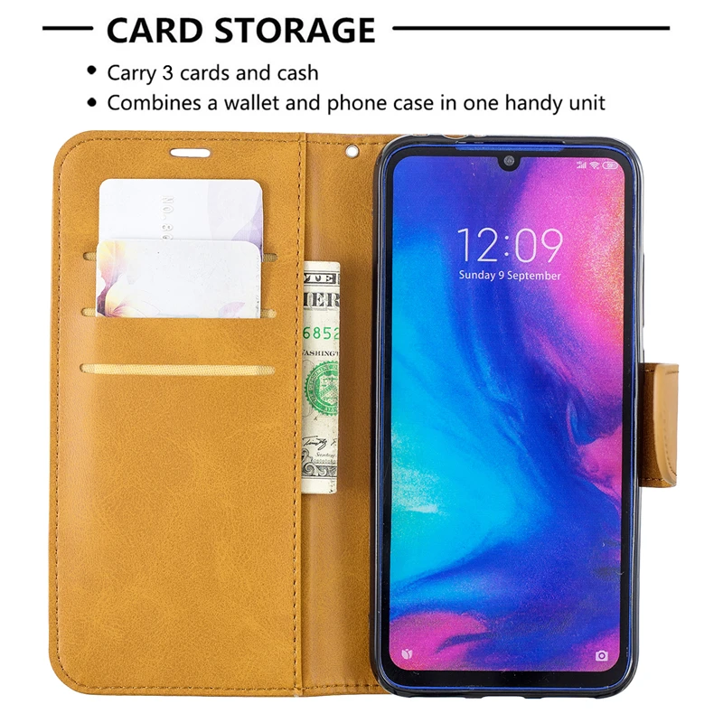 Чехол бумажник для Xiaomi Redmi Note 7 чехол из искусственной кожи Магнитный флип Funda 5 Pro 4