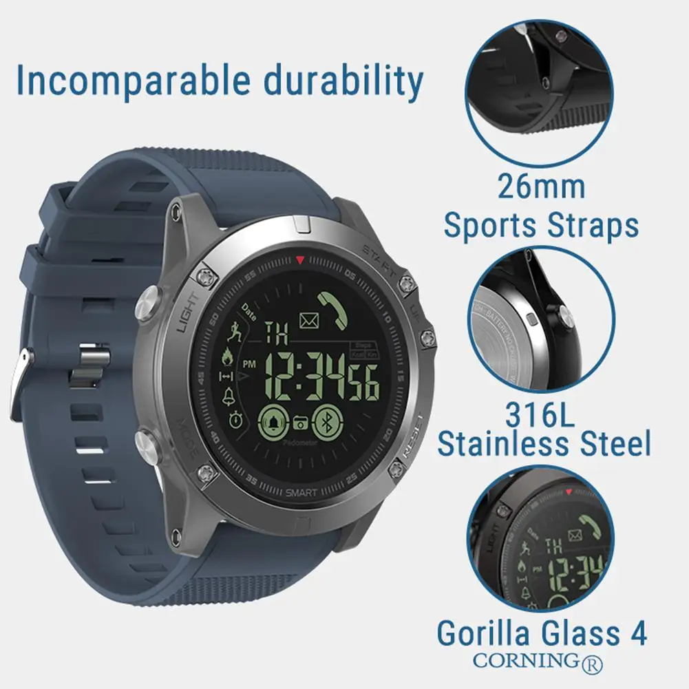EastVita 24h всепогодный мониторинг умные часы для IOS Android Zeblaze VIBE3 прочный Smartwatch 33