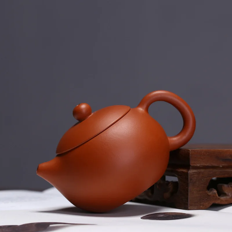 

Zhu Mud Mini Xishi Pot Yixing Purply Clay Teapot Chinese Kongfu Tea Pots 100ml Teaware