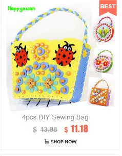 Happyxuan 10 снимков 3D Eva пены Стикеры Рюкзак Для садика, DIY ручной работы, игрушки, поделки Наборы для детей животных образовательные