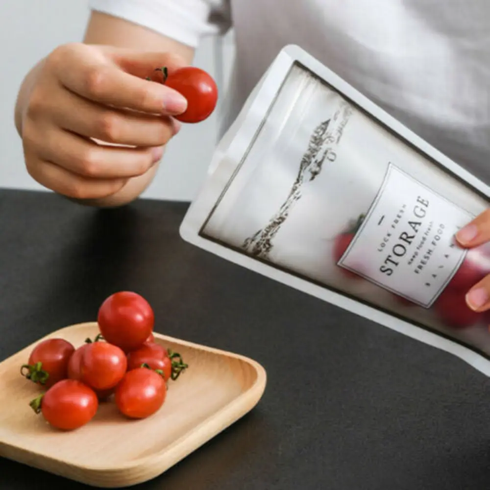 4 шт. силиконовые пакеты для сохранения свежести продуктов|Целлофановые и