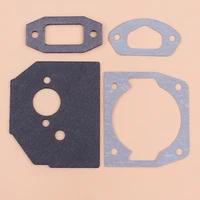 cylinder carburetor muffler intake gasket kit for 4500 5200 5800 chinese chainsaw 52cc 45cc 58cc gas saws replacment parts