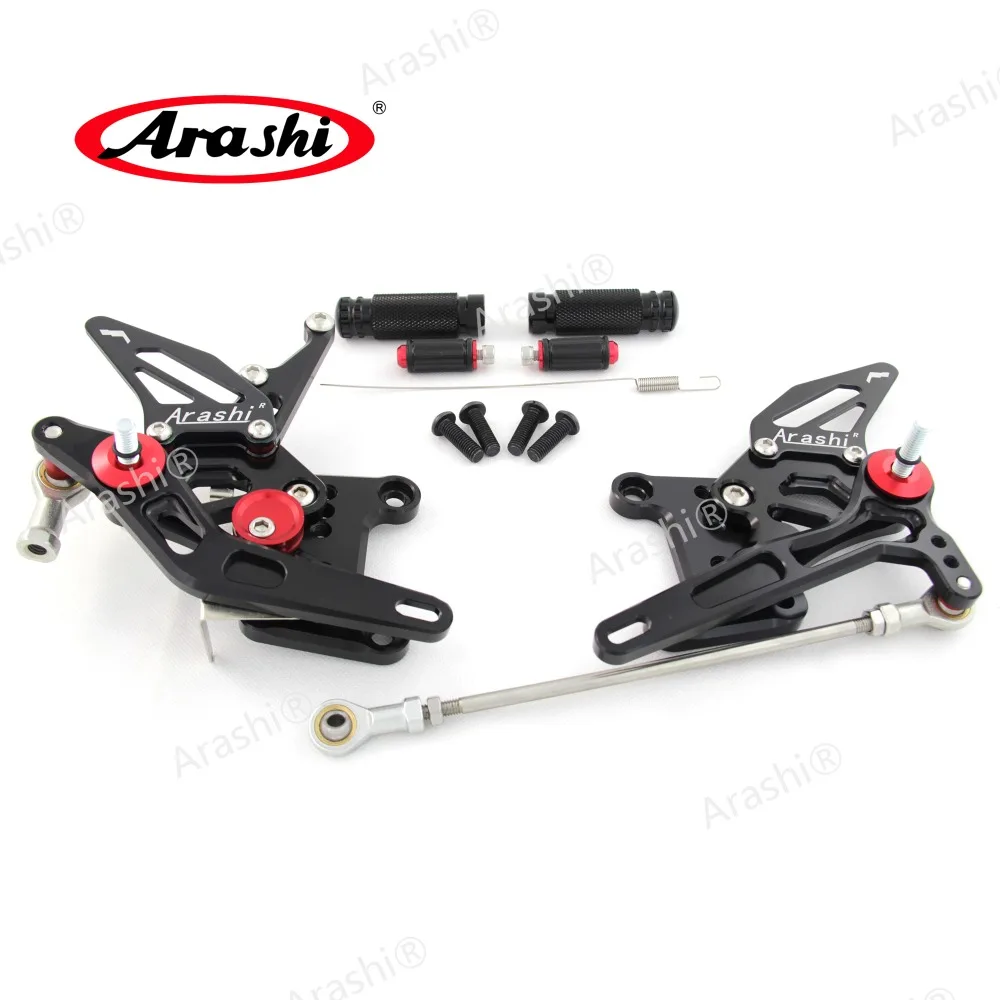 Араши для TRIUMPH Speed Triple 1050 2005 2010 CNC Регулируемые подножки Rider Rearset Rest 2006 2007 2008