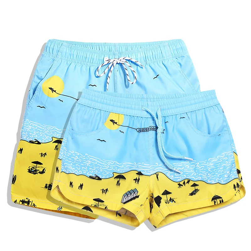 Мужские плавки с принтом для пляжа купания размера плюс мужские