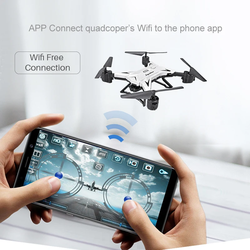 Складной Дрон INKPOT KY601S Rc с Wi Fi 1080P HD камерой Профессиональный FPV Квадрокоптер 20