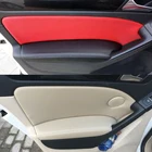 4 шт.компл. защитное покрытие для внутренней панели автомобильной двериподлокотника из микрофибры, декоративный коврик для VW Golf 6 2010 2011 2012 2013