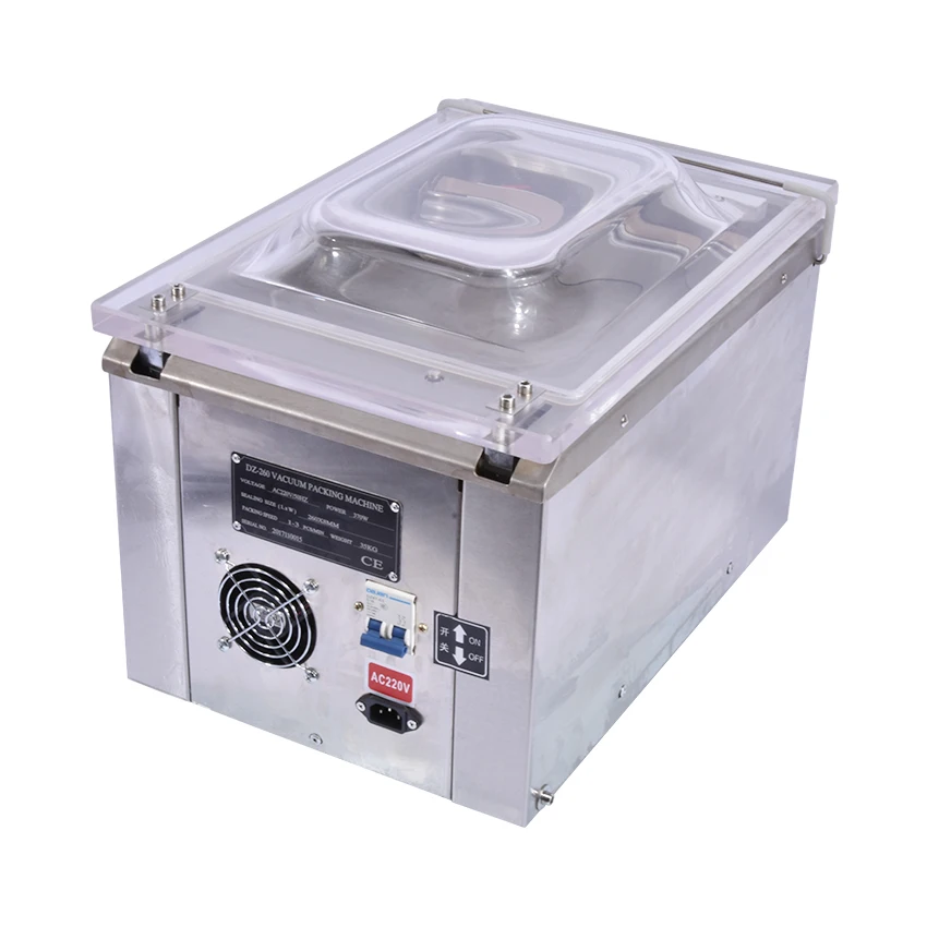 DZ 260 110V / 220V еды вакуумный упаковщик вакуумные упаковочные машины вакуумной