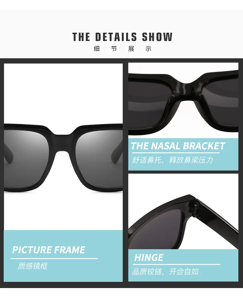 DPZ новый бренд Ретро стимпанк оправа квадратные мужские солнцезащитные очки все