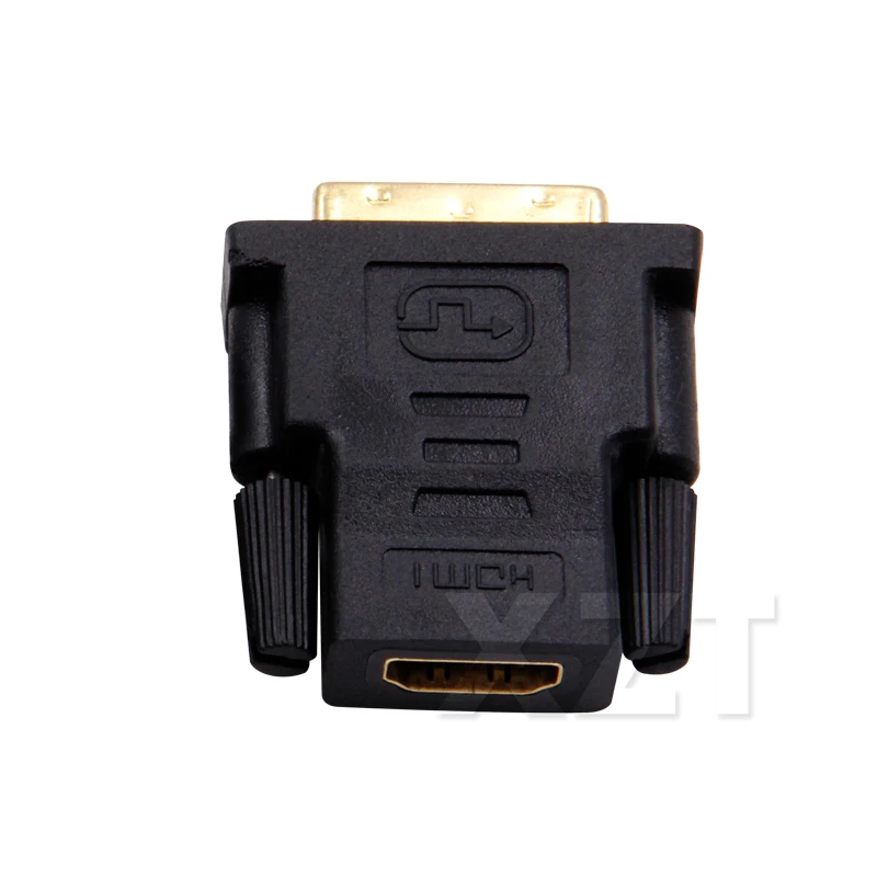 1 шт на 24 5 pin DVI Мужской к совместимому с HDMI Женский M-F адаптер конвертер для HDTV