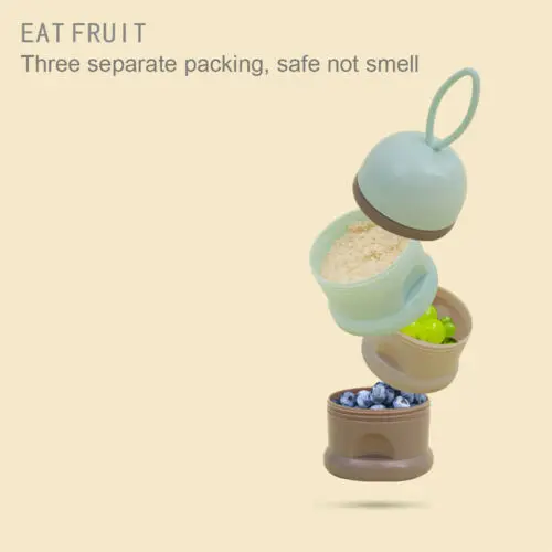 3 слойный органайзер для хранения детского питания контейнер диспенсер молока и