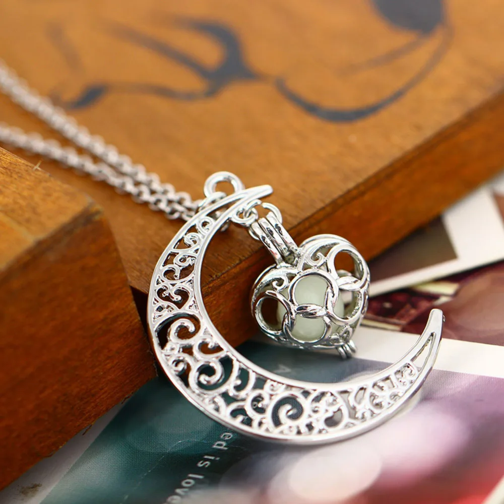 Chic Luminous Pendant Necklaces Glow In The Dark Necklace Women Girl Jewelry Gift | Украшения и аксессуары
