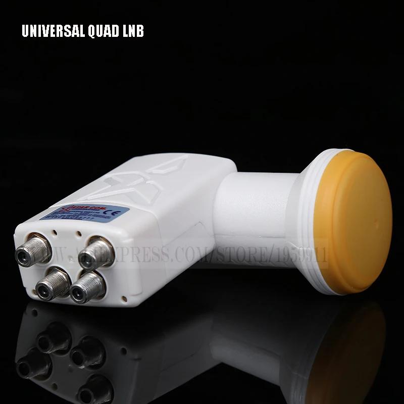Full hd цифровой универсальный quad LNB с низким уровнем шума 0.1dB ku band lnb