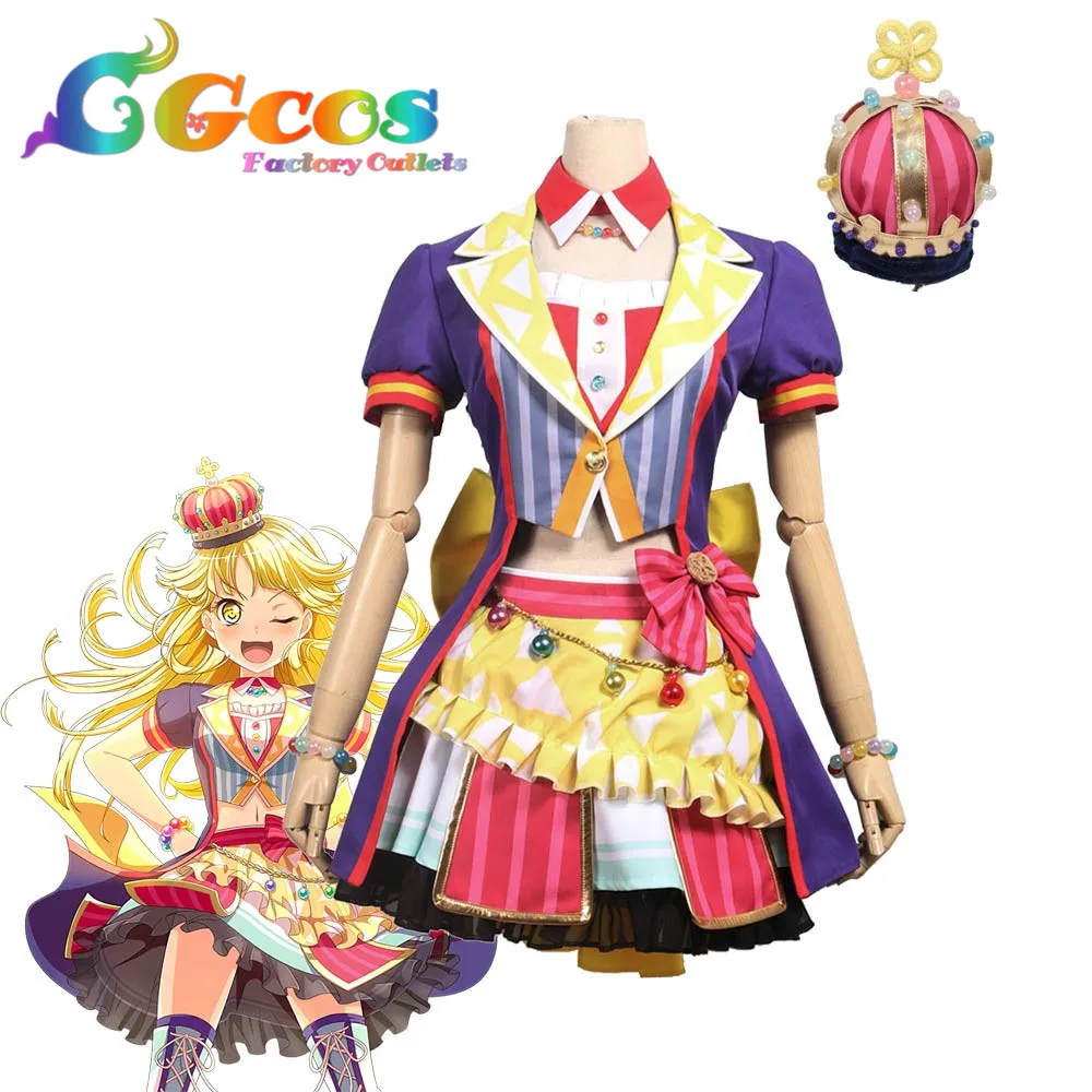 CGCOS Бесплатная доставка Косплей Костюм COS BanG Dream! Здравствуйте HappyWorld 2 е платье Kokoro