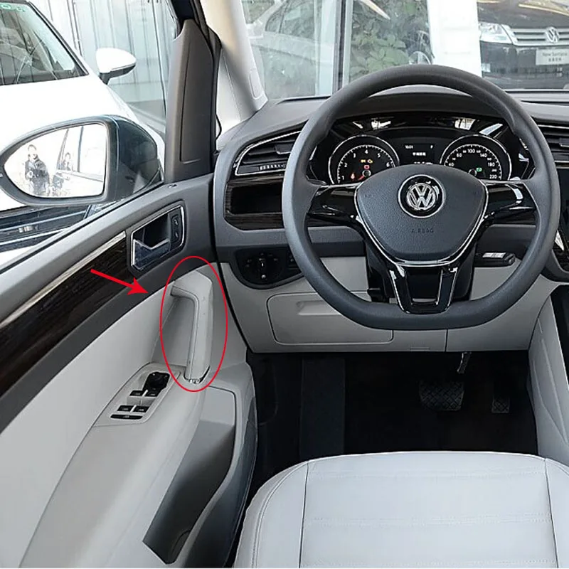 STYO ABS Хромированная дверь интерьер рукопожатие декоративная отделка для LHD VW touran
