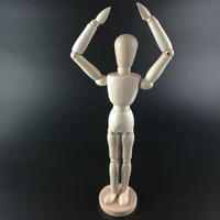12 inch 30cm wood human body model figure manikin mannequin artist drawing sketch office school supplies wooden human body
