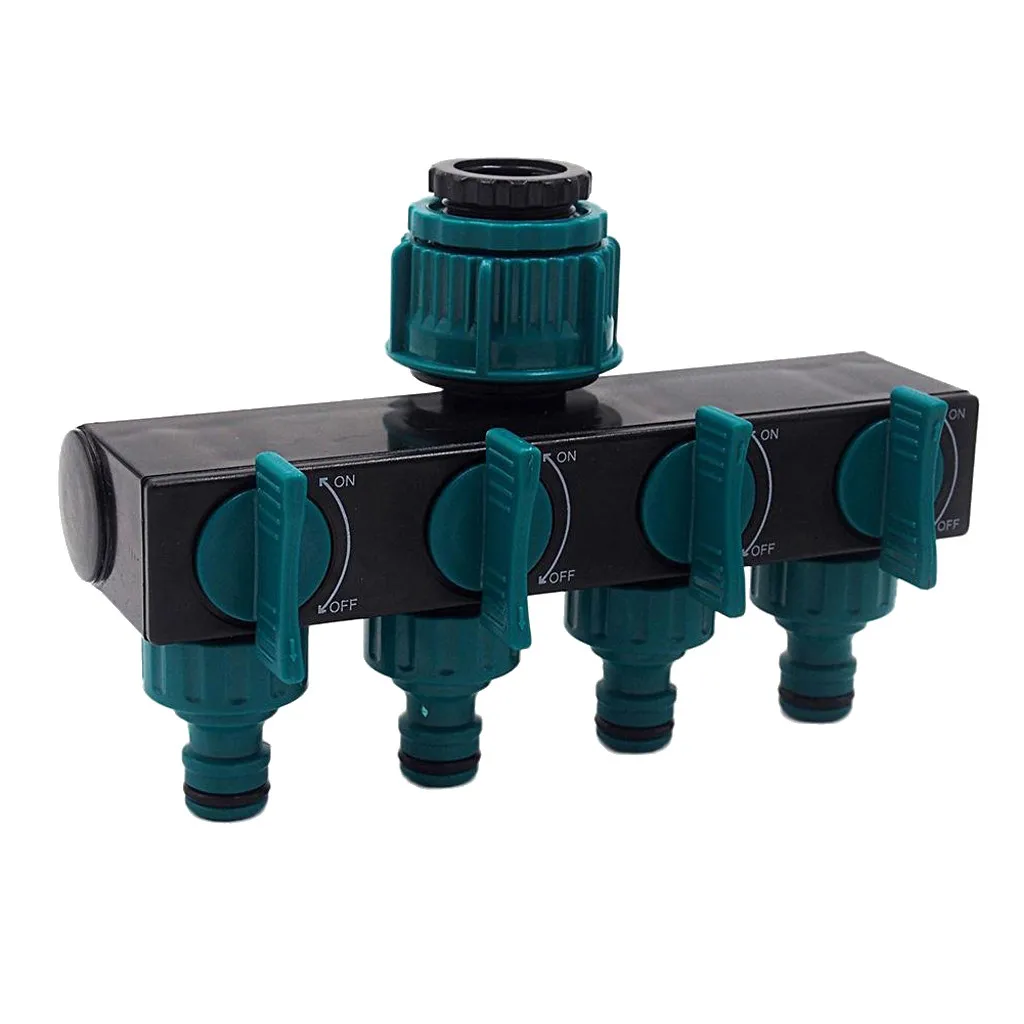 Разветвитель для садового шланга адаптер орошения 4 способа соединители