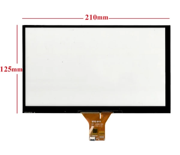 

210*125 mm new 9 inch universal capacitor touch screen IC:GT911 6PIN free delivery